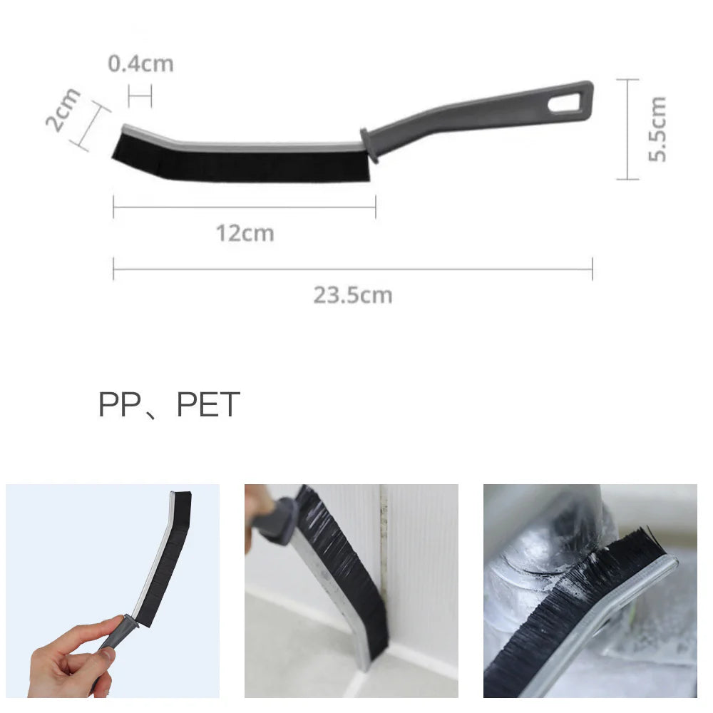 Durable Grout Cleaner Brush Household Tile Joints Scrubber Stiff Bristles Small Tile Grout Cleaning Brush for Shower Floor Lines