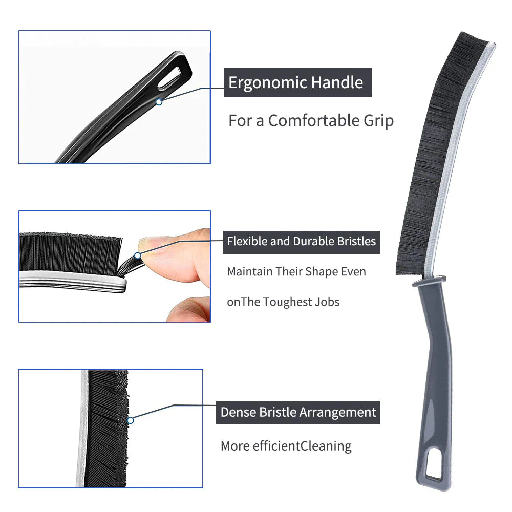 Durable Grout Cleaner Brush Household Tile Joints Scrubber Stiff Bristles Small Tile Grout Cleaning Brush for Shower Floor Lines