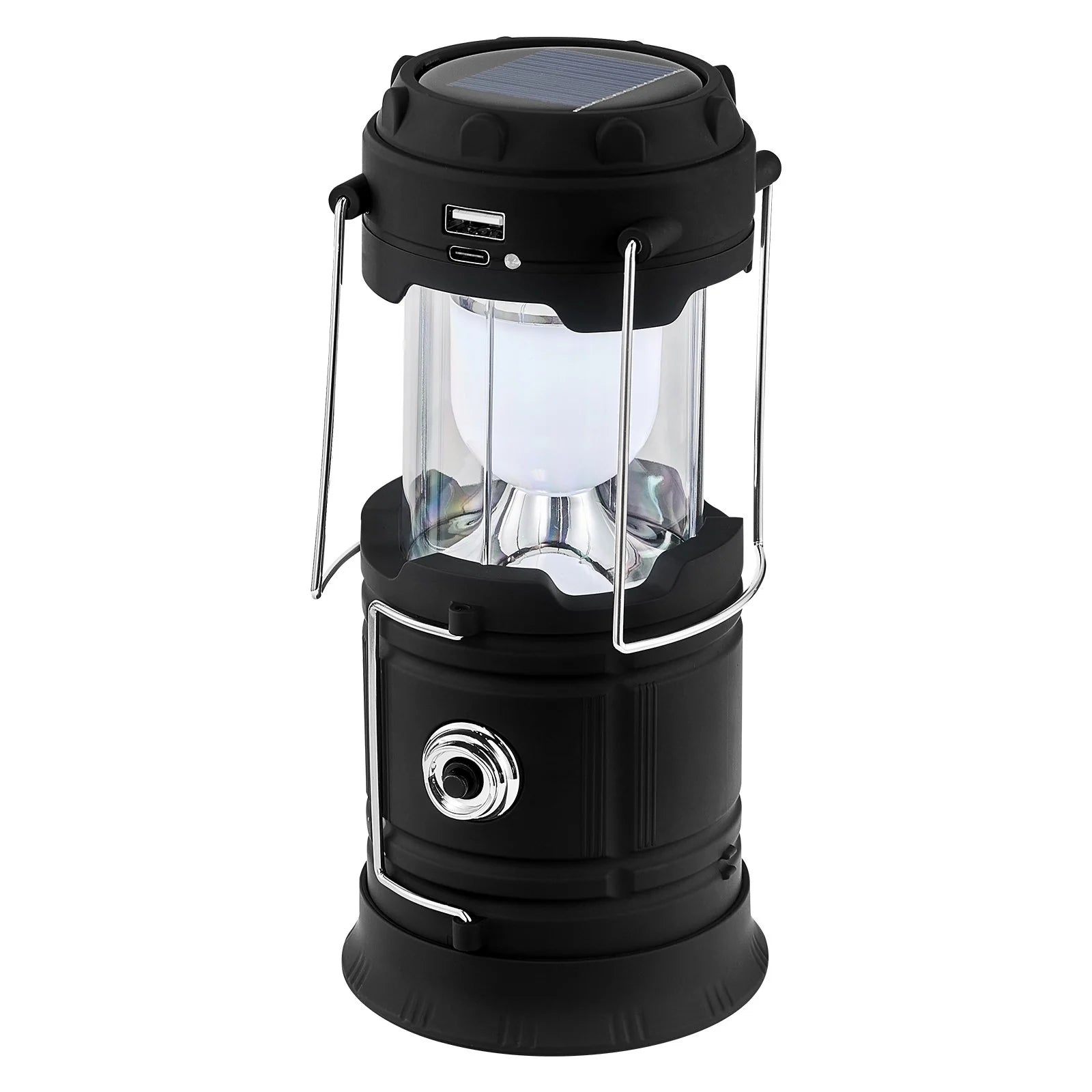 4-Pack Rechargeable LED Camping Lanterns – Portable Lights & Power Bank Function